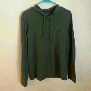 Nautica Men's Long Sleeve Pullover Hoodie Knit Shirt